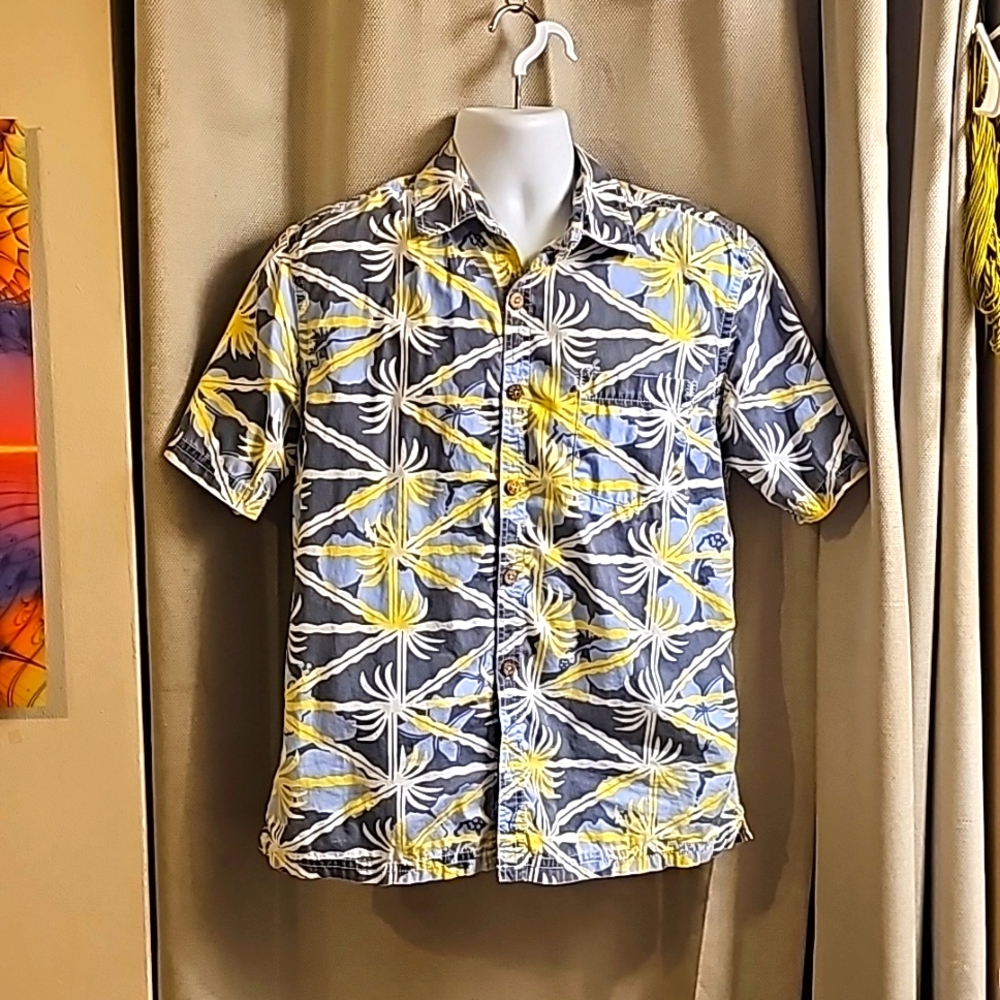 Kahala Hawaiian 100% cotton shirt M